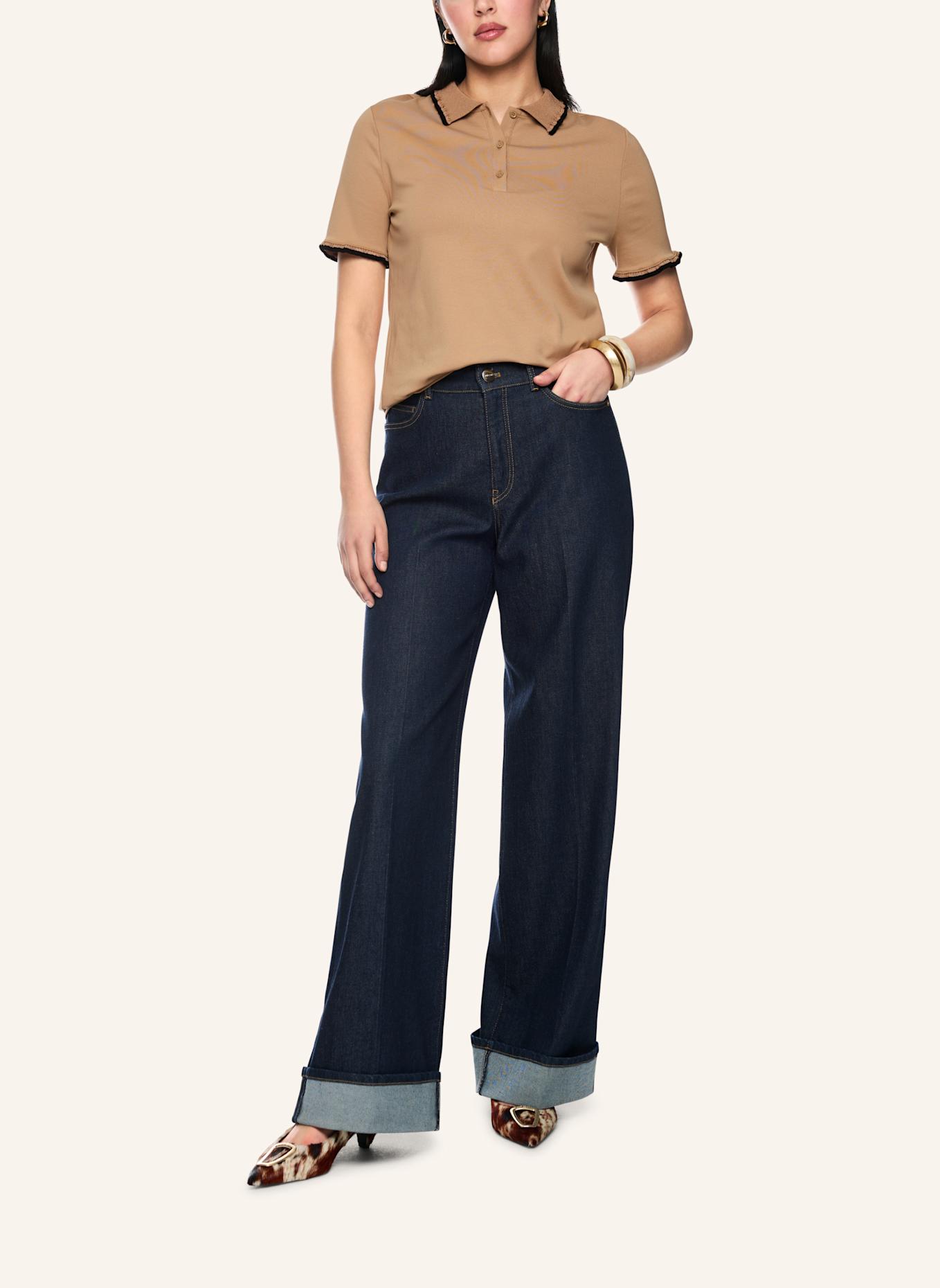 MARC CAIN Poloshirt: BRAUN