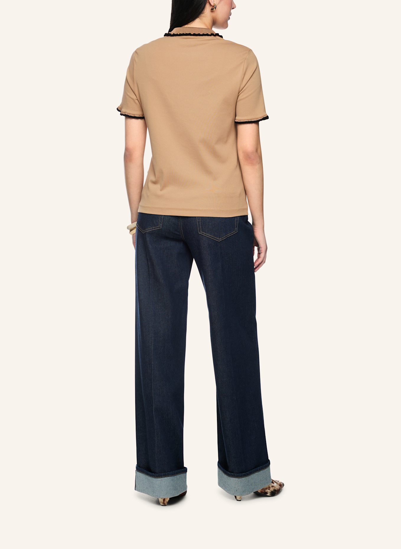 MARC CAIN Poloshirt: BRAUN