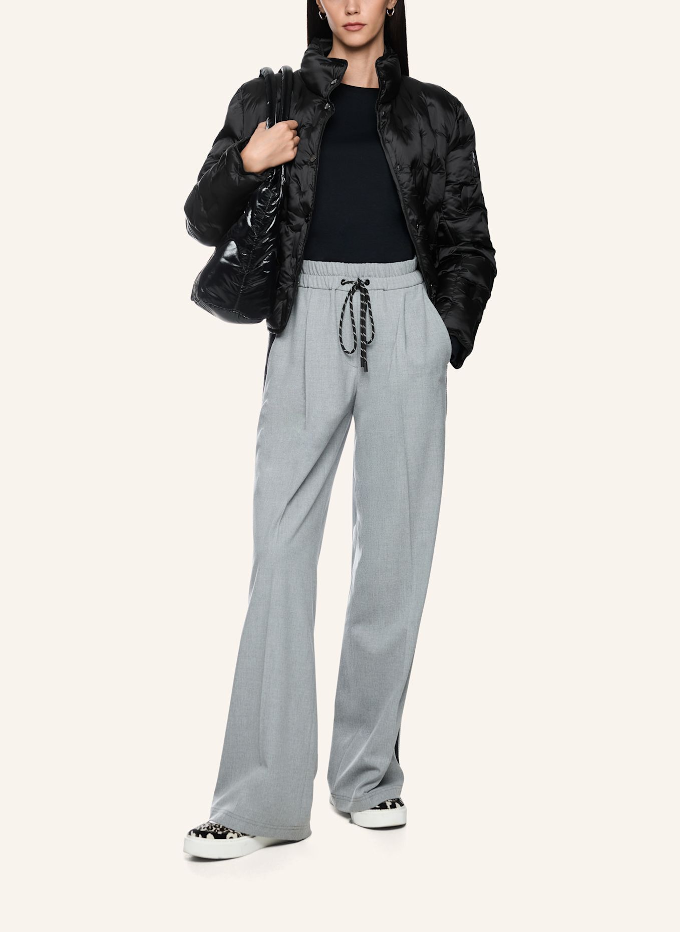 MARC CAIN Outdoor-Jacke: SCHWARZ