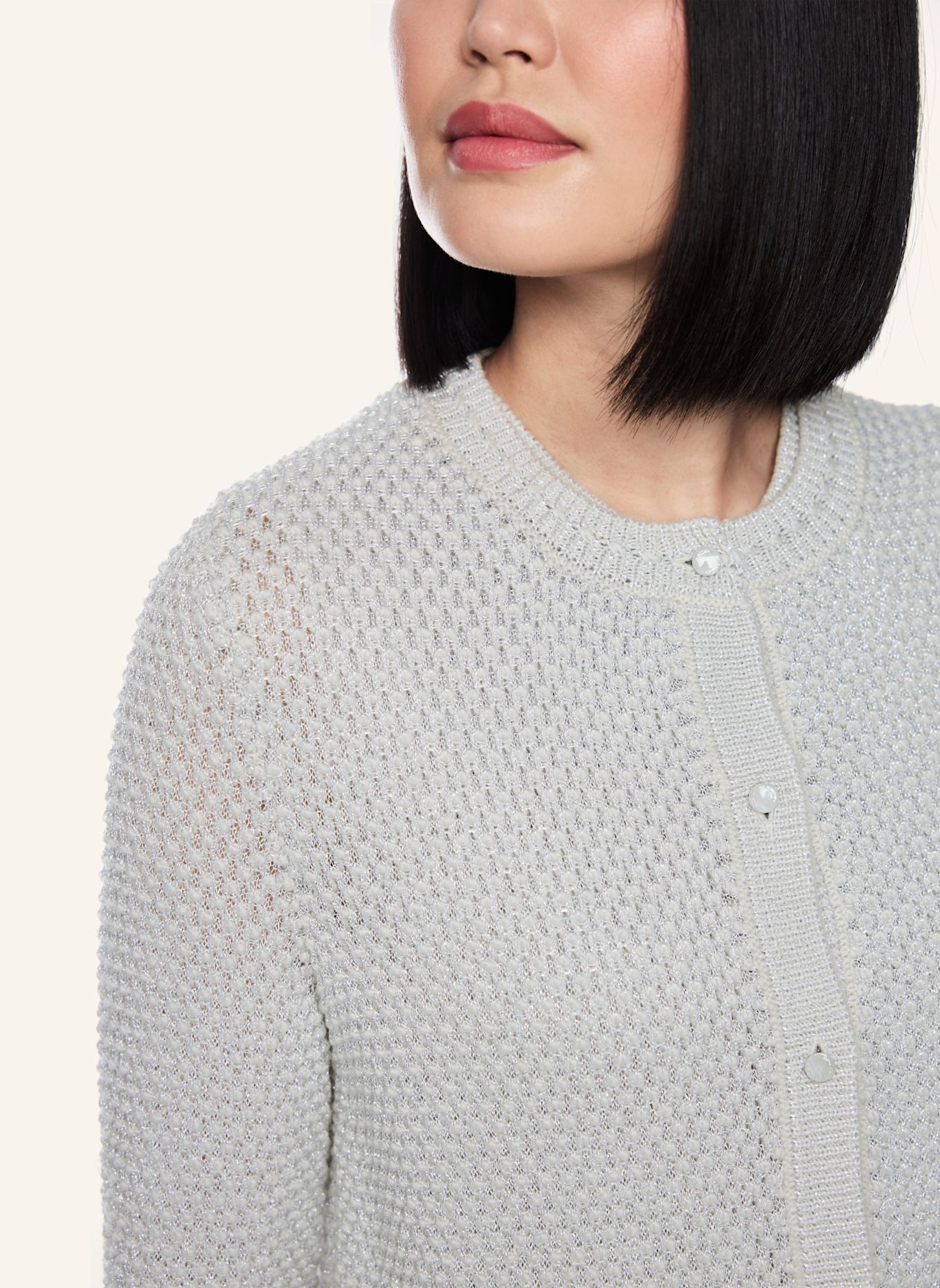 MARC CAIN Cardigan: GRAU