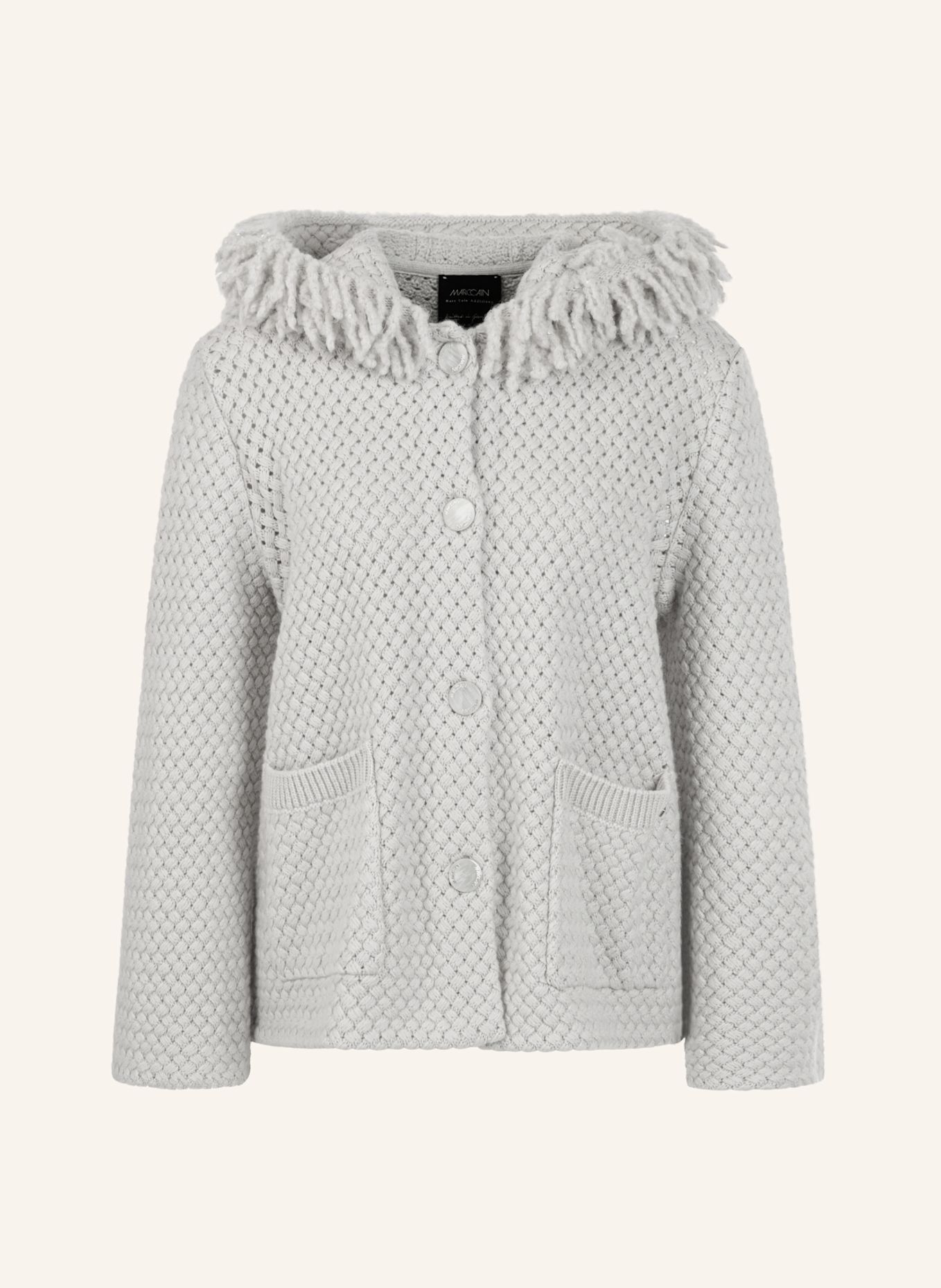 MARC CAIN Cardigan: GRAU