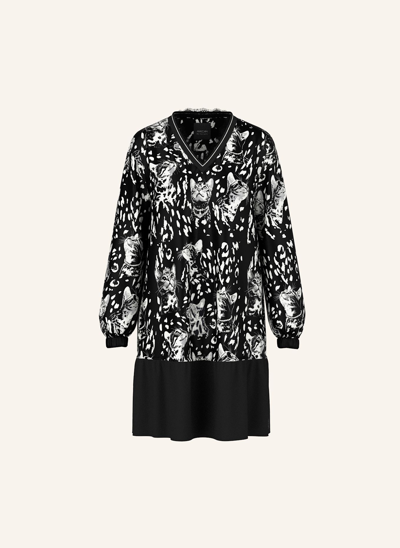 MARC CAIN Kleid: SCHWARZ