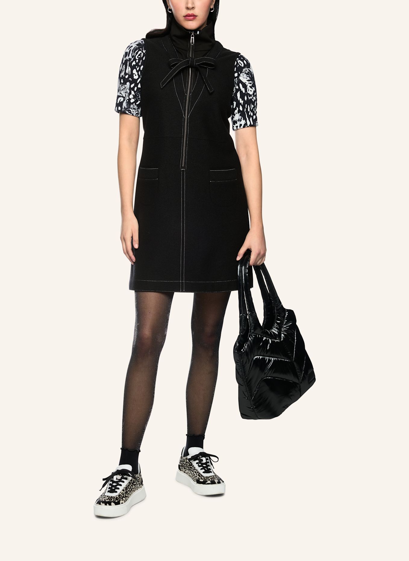 MARC CAIN Kleid: SCHWARZ