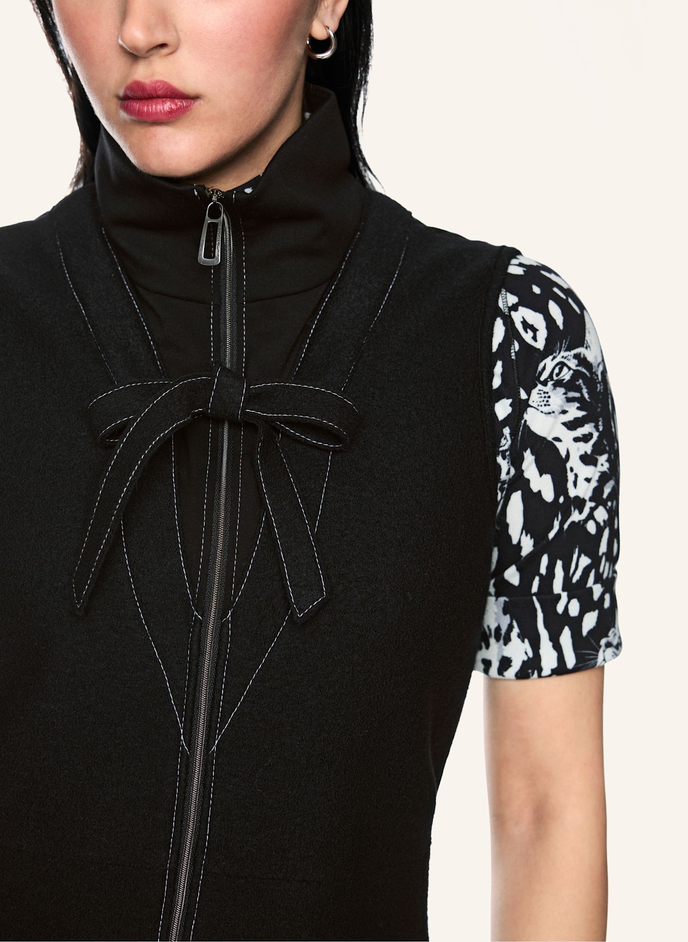 MARC CAIN Kleid: SCHWARZ