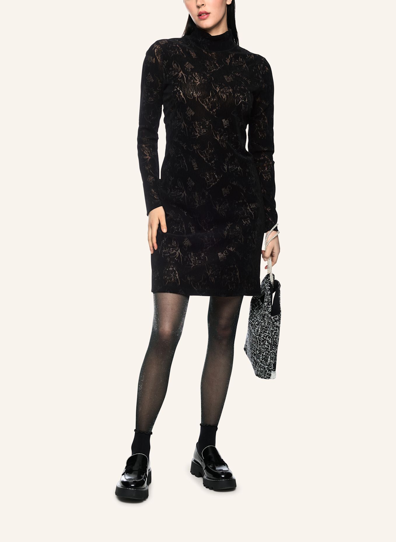 MARC CAIN Kleid: SCHWARZ