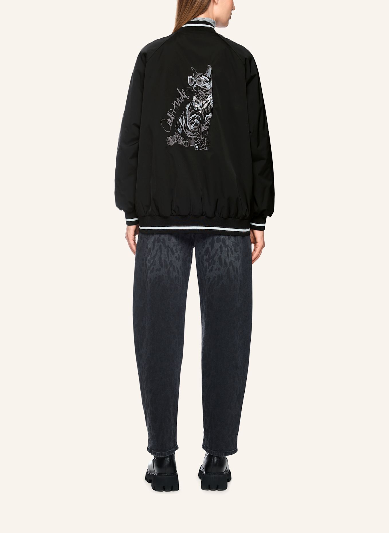 MARC CAIN Jacke: SCHWARZ