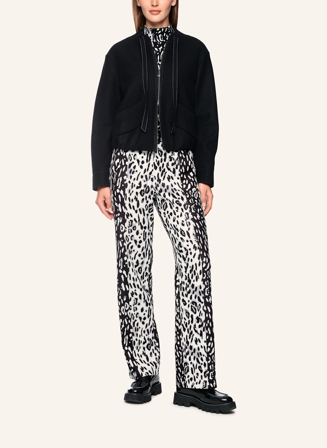 MARC CAIN Hose WASHINGTON: SCHWARZ