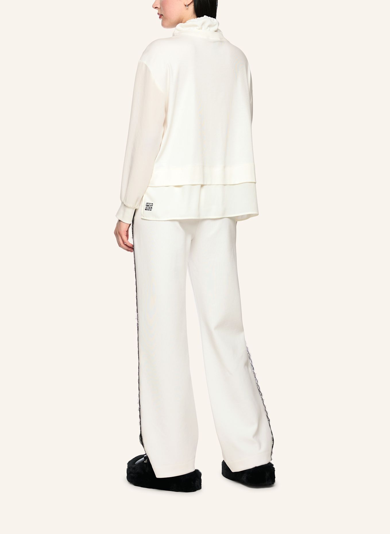 MARC CAIN Blusenshirt: WEISS / CREME