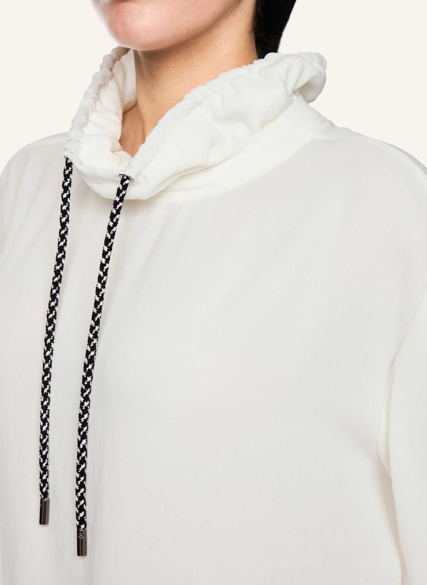 MARC CAIN Blusenshirt: WEISS / CREME