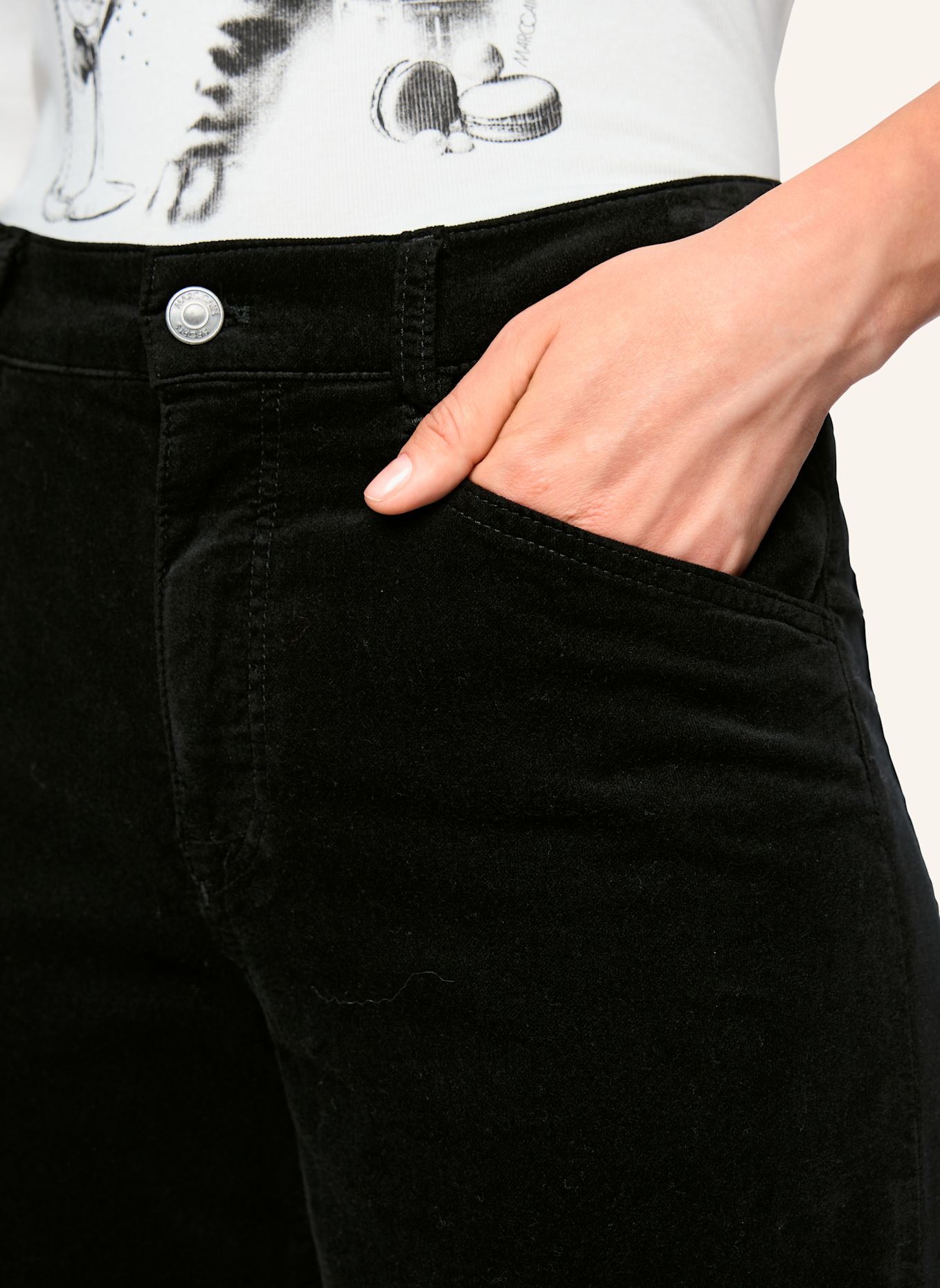 MARC CAIN Hose WARRI: SCHWARZ
