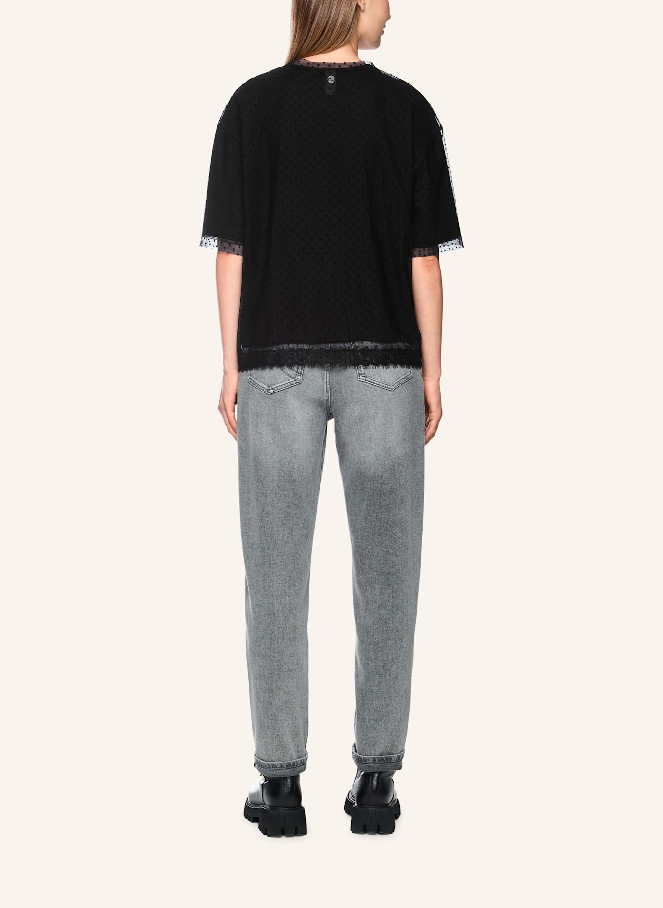 MARC CAIN T-Shirt: SCHWARZ