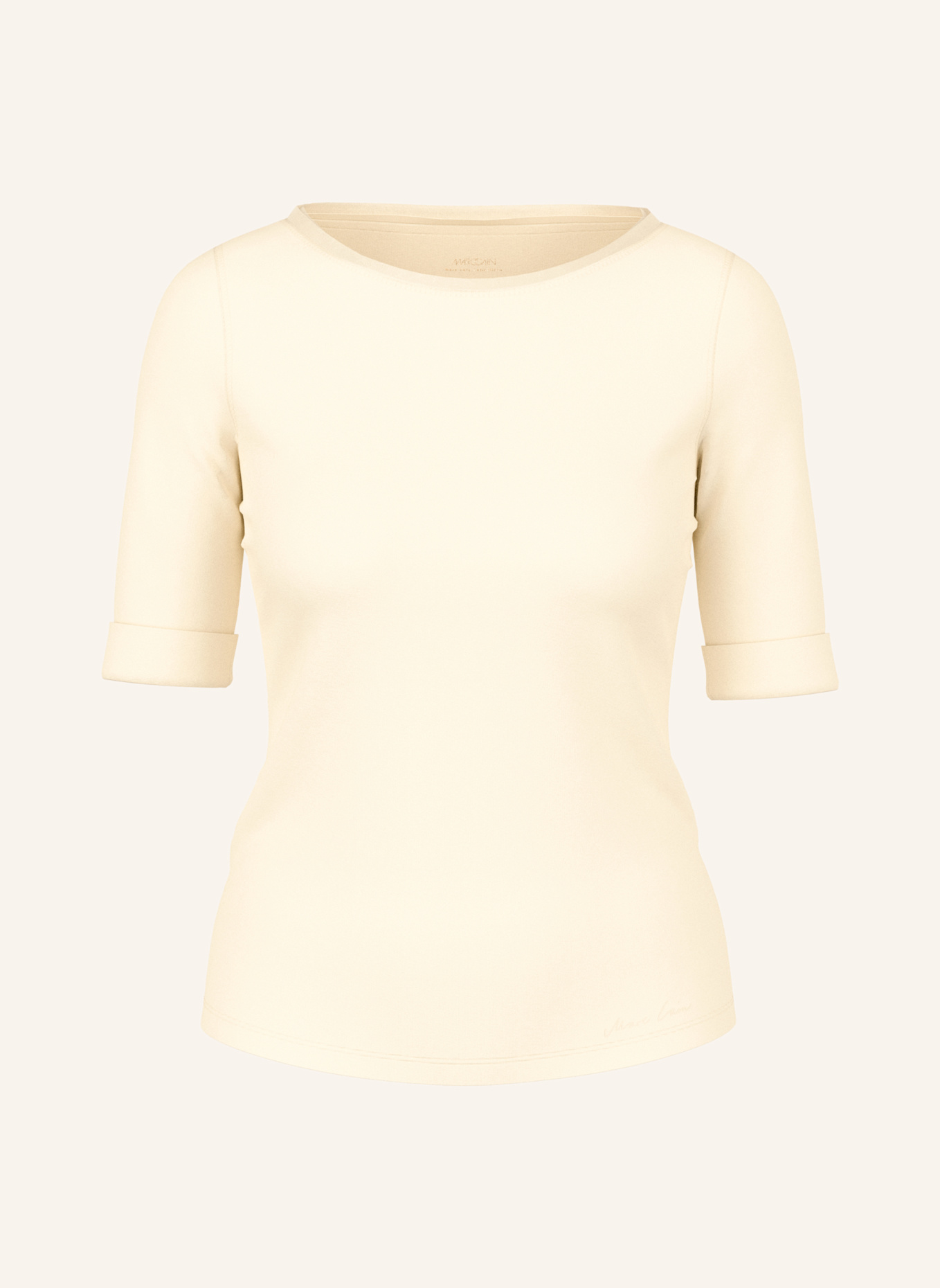 MARC CAIN T-Shirt: BEIGE