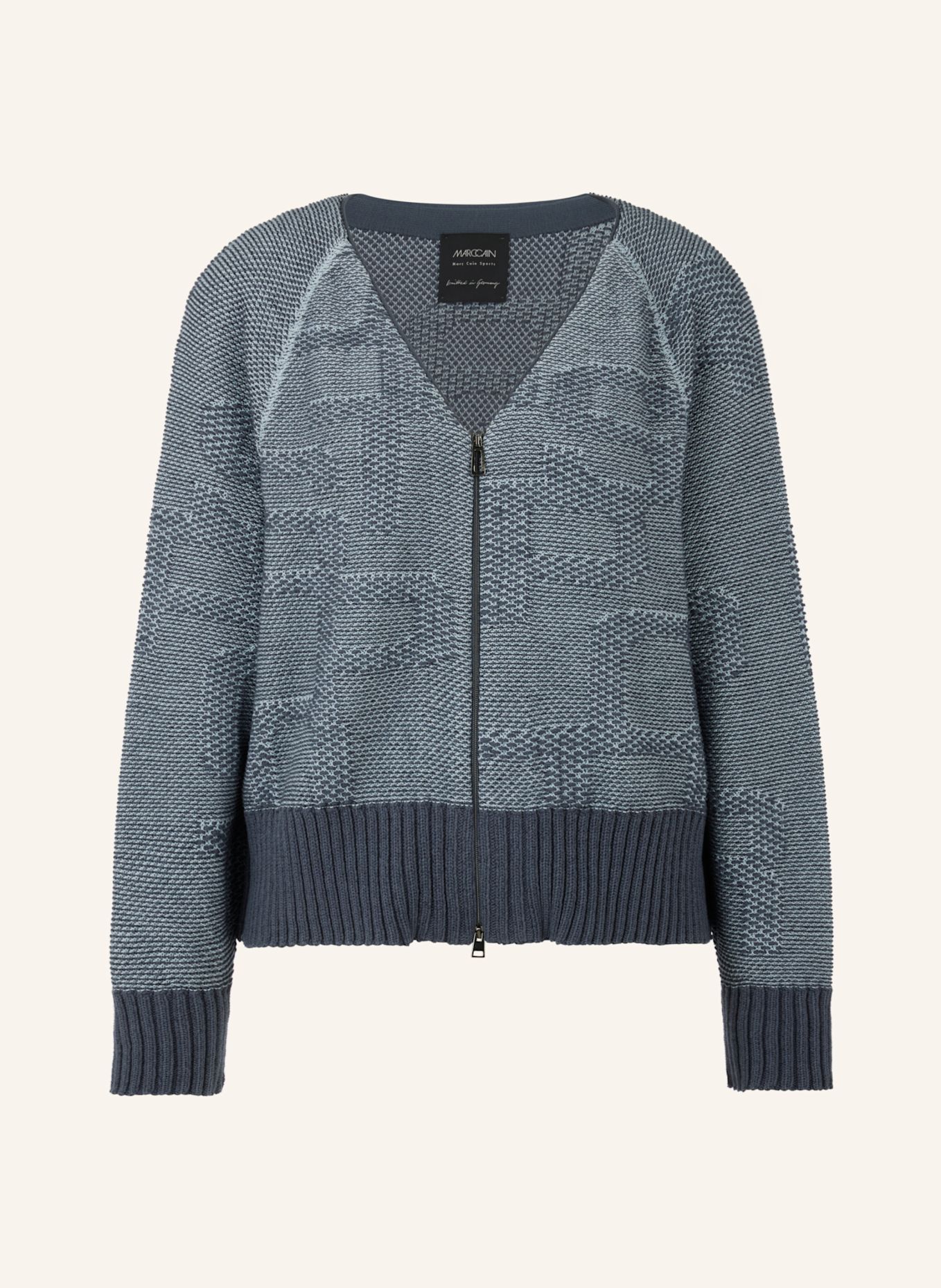 MARC CAIN Cardigan: GRAU