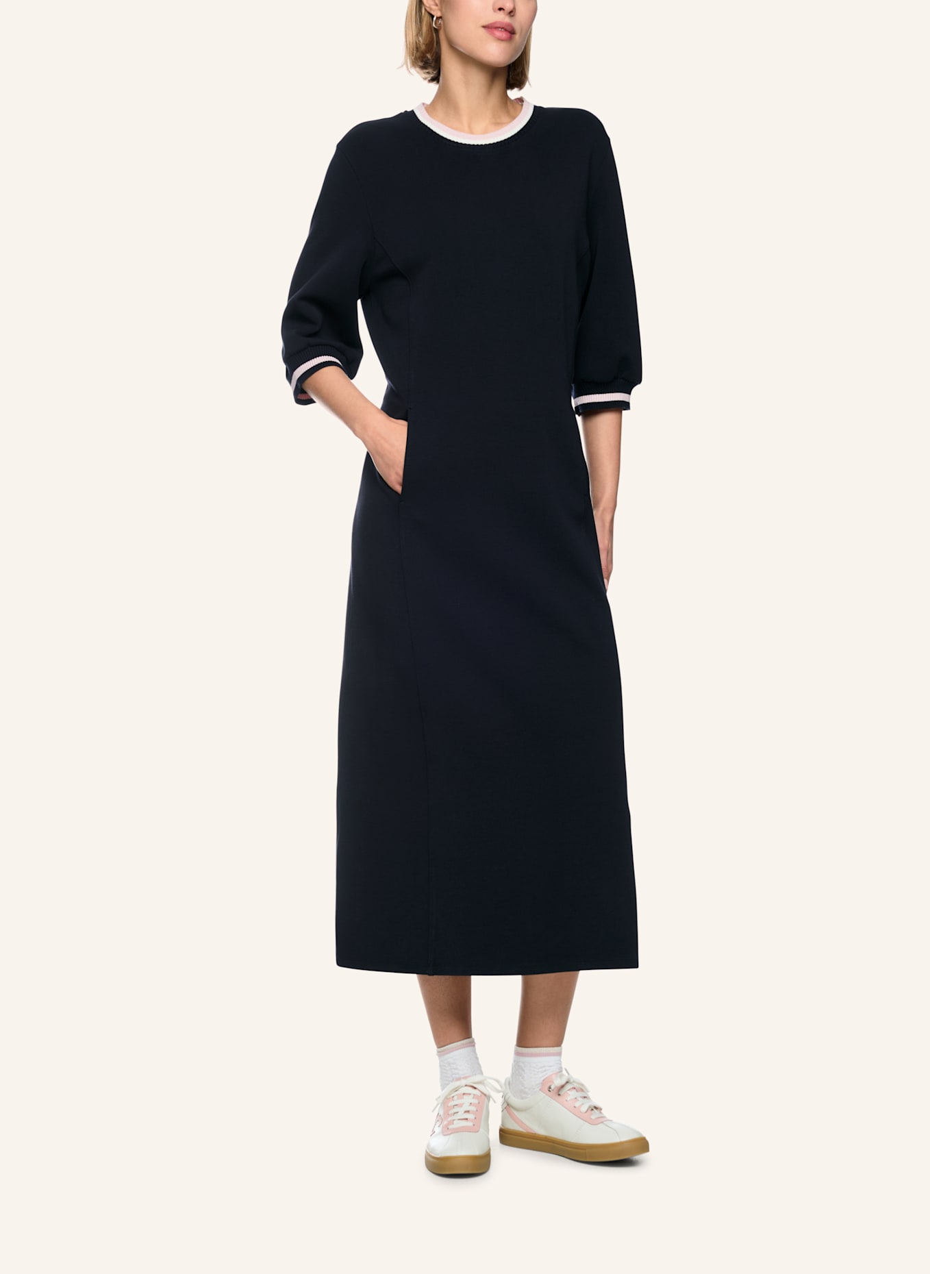 MARC CAIN Kleid: DUNKELBLAU