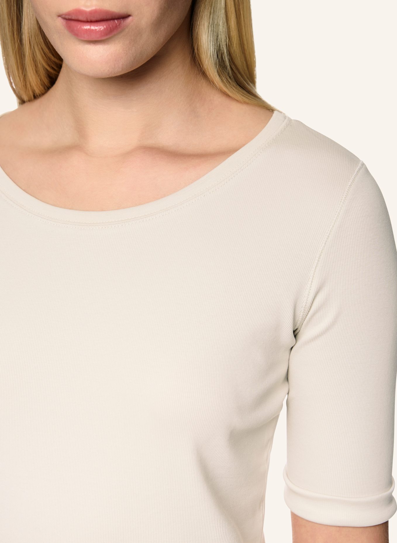 MARC CAIN T-Shirt: CREME