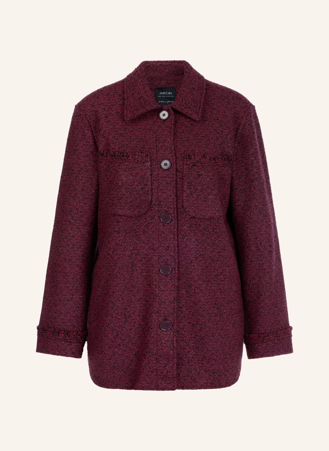 MARC CAIN Cardigan: ROT