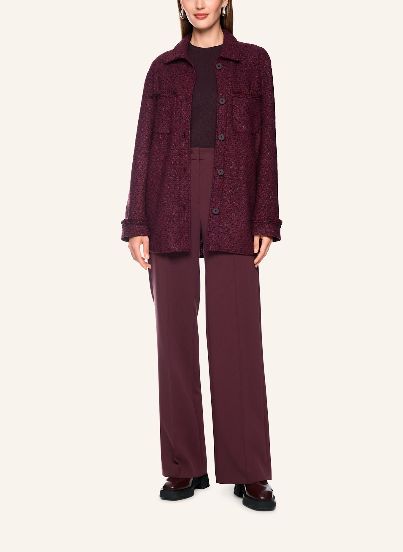 MARC CAIN Cardigan: ROT