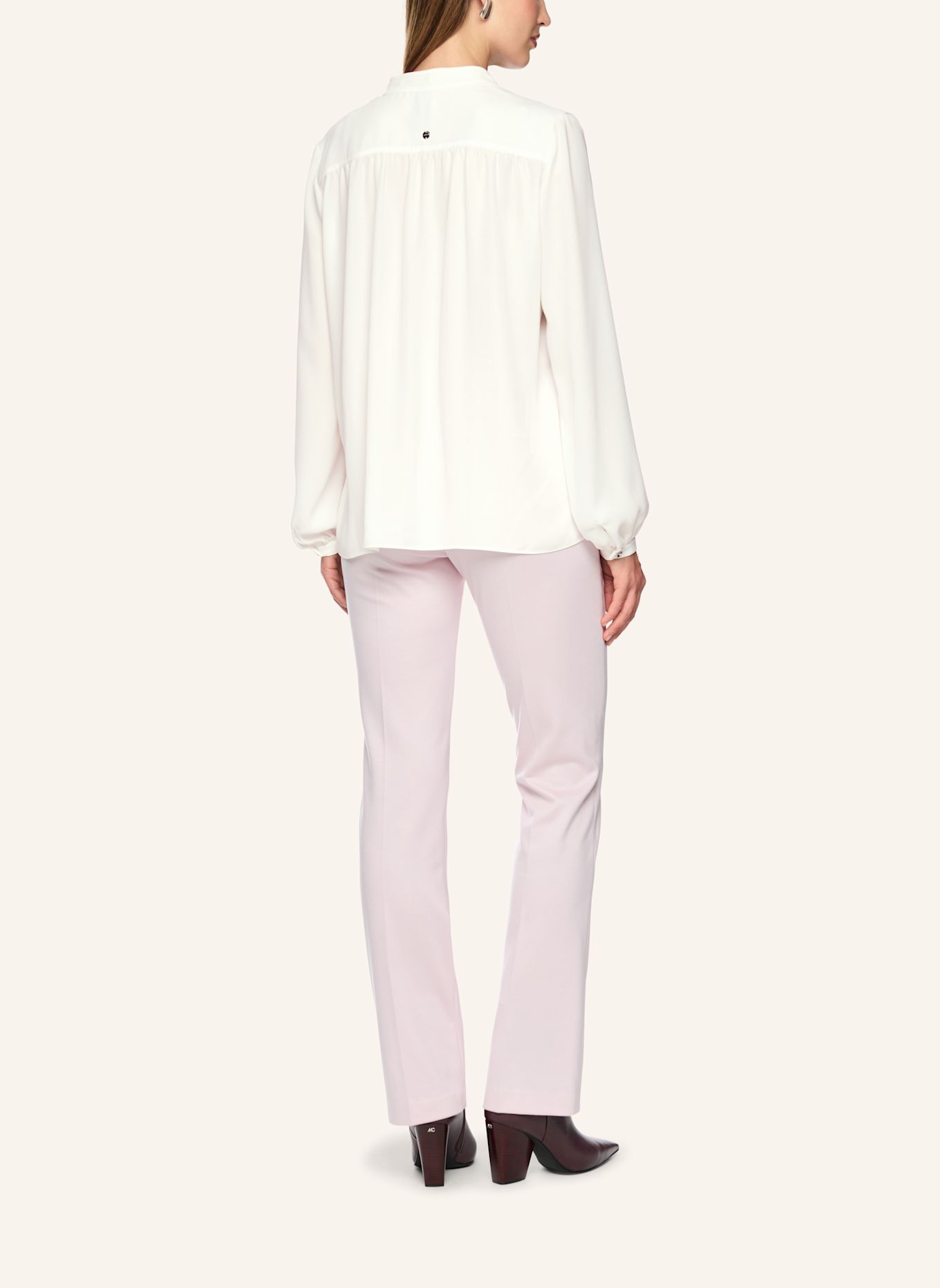 MARC CAIN Blusenshirt: WEISS / CREME