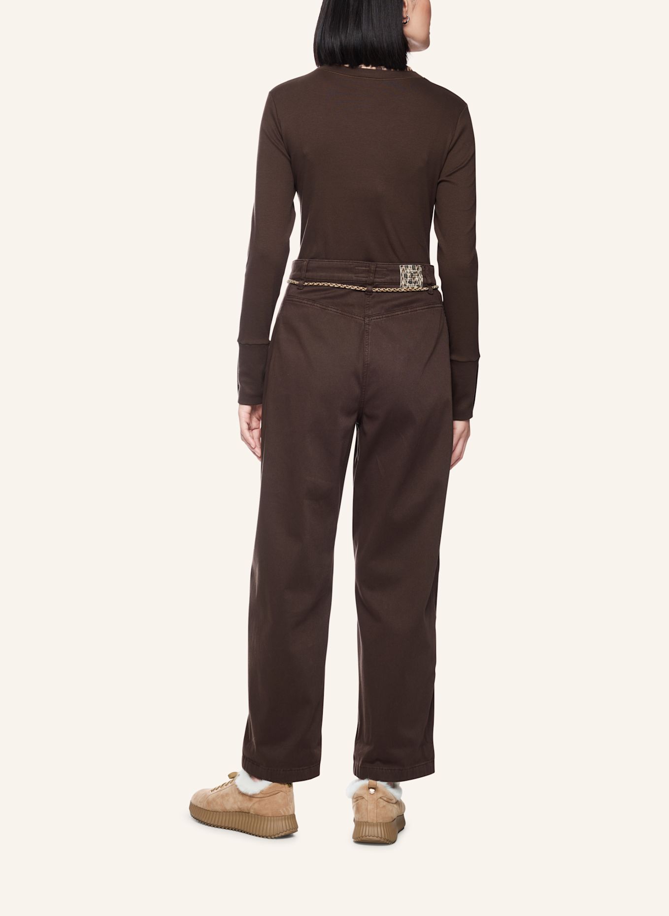 MARC CAIN Hose WOKHA: DUNKELBRAUN