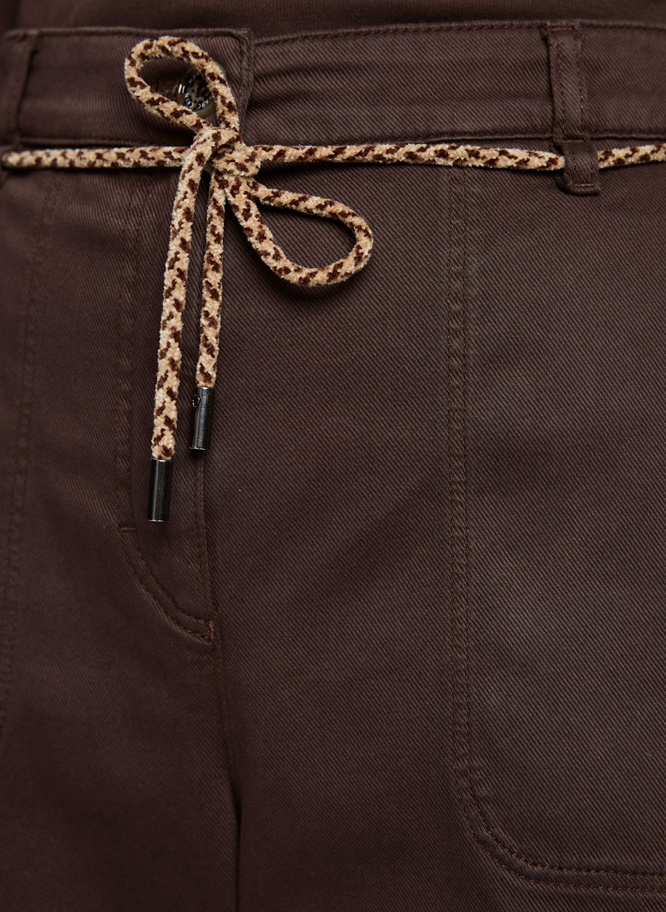 MARC CAIN Hose WOKHA: DUNKELBRAUN