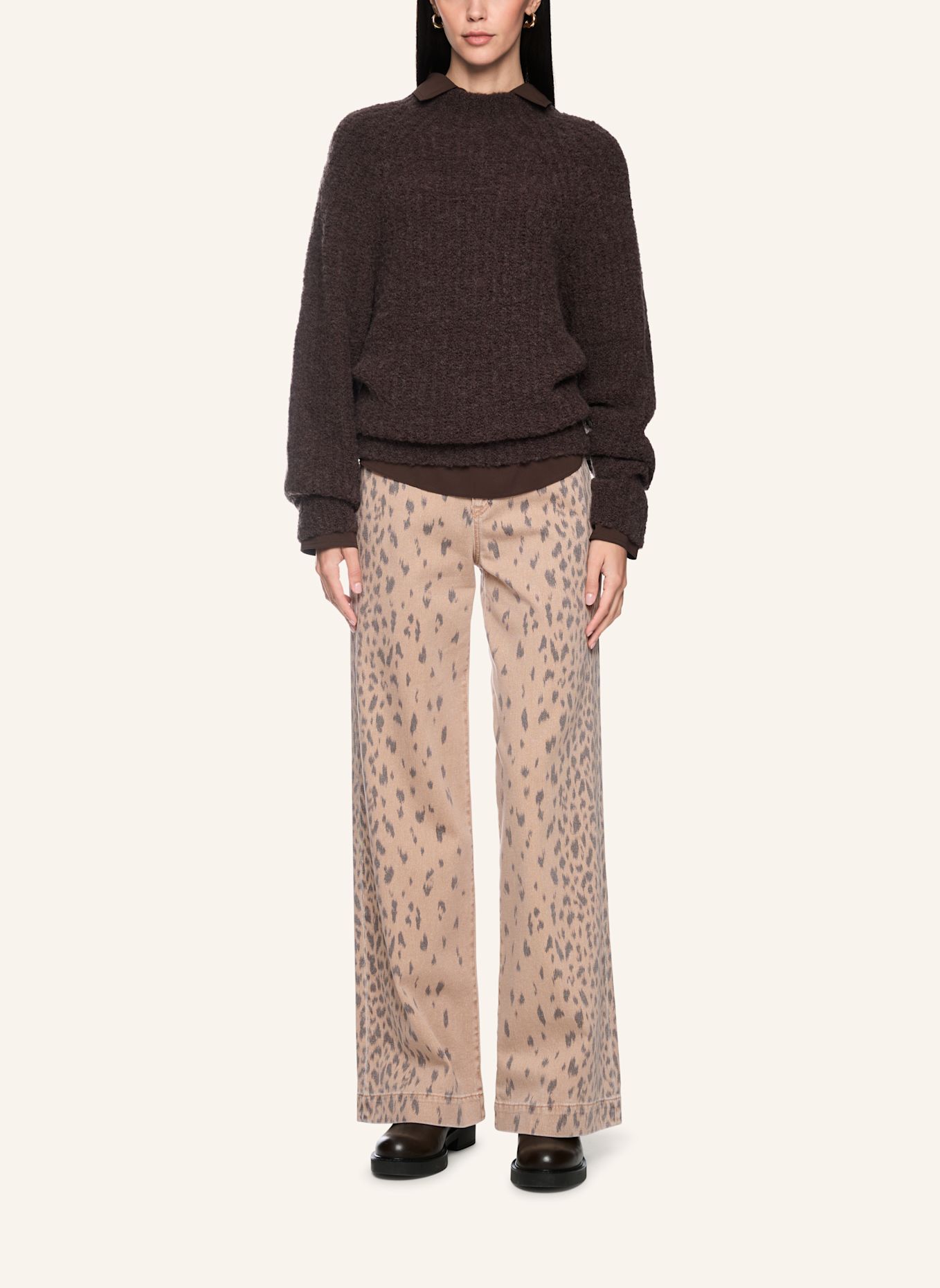 MARC CAIN Jeans WARRI: DUNKELBRAUN