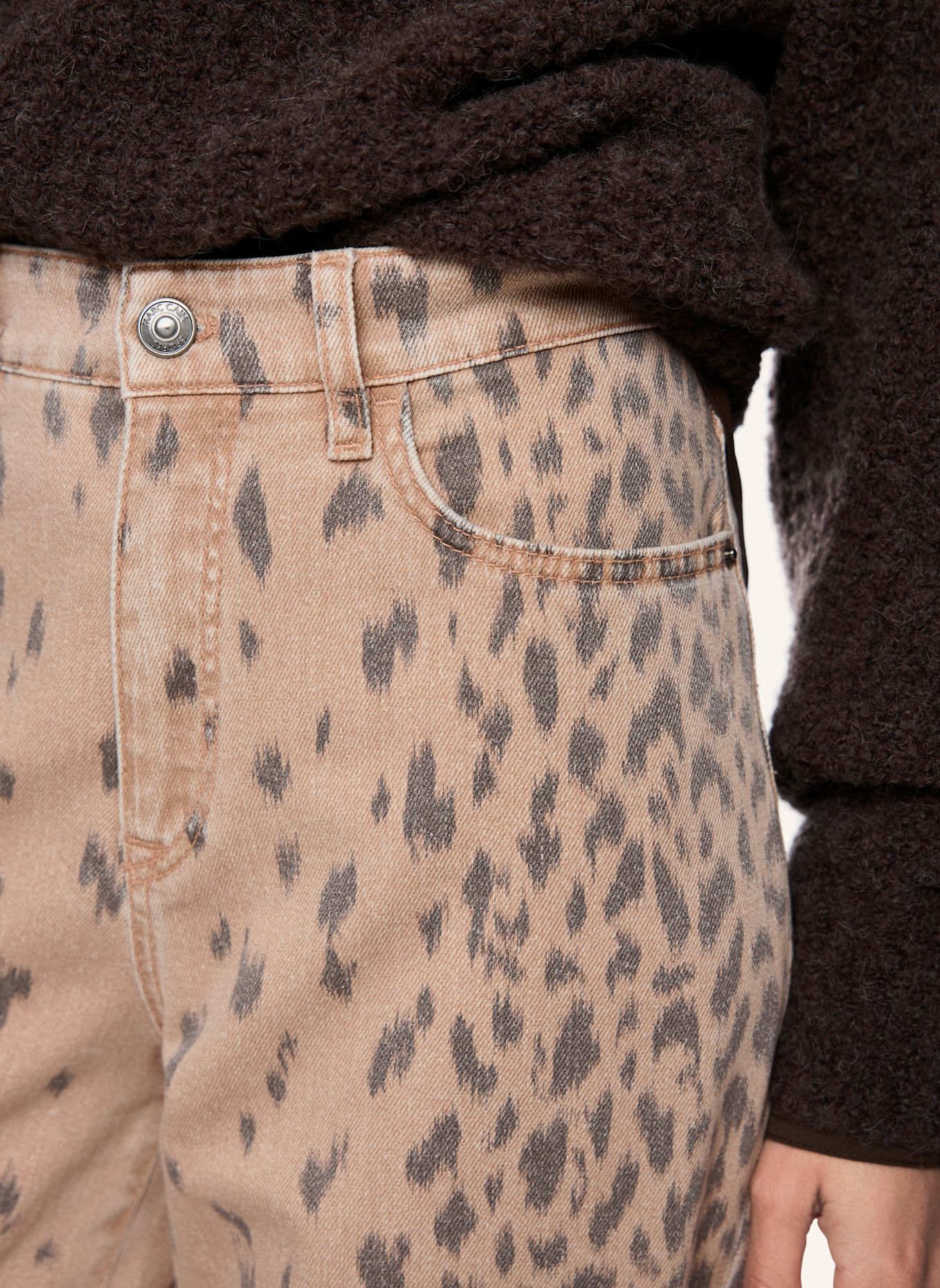 MARC CAIN Jeans WARRI: DUNKELBRAUN