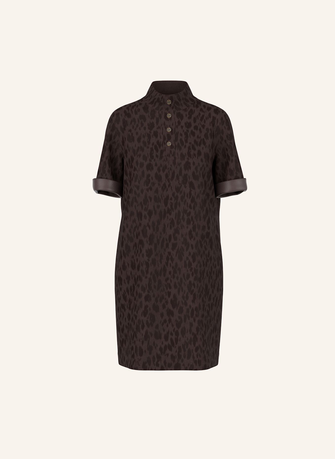 MARC CAIN Kleid: DUNKELBRAUN