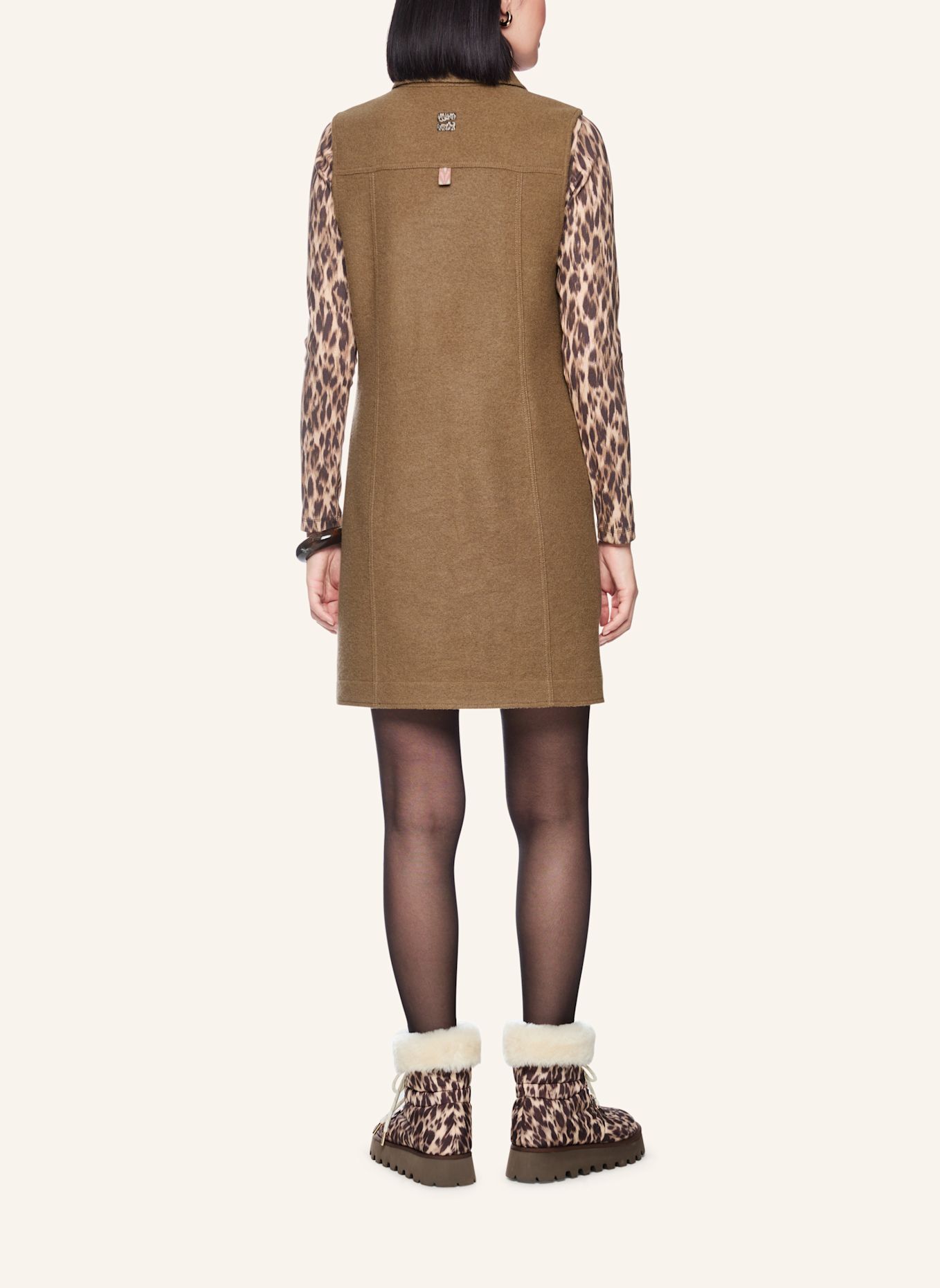 MARC CAIN Kleid: HELLBRAUN