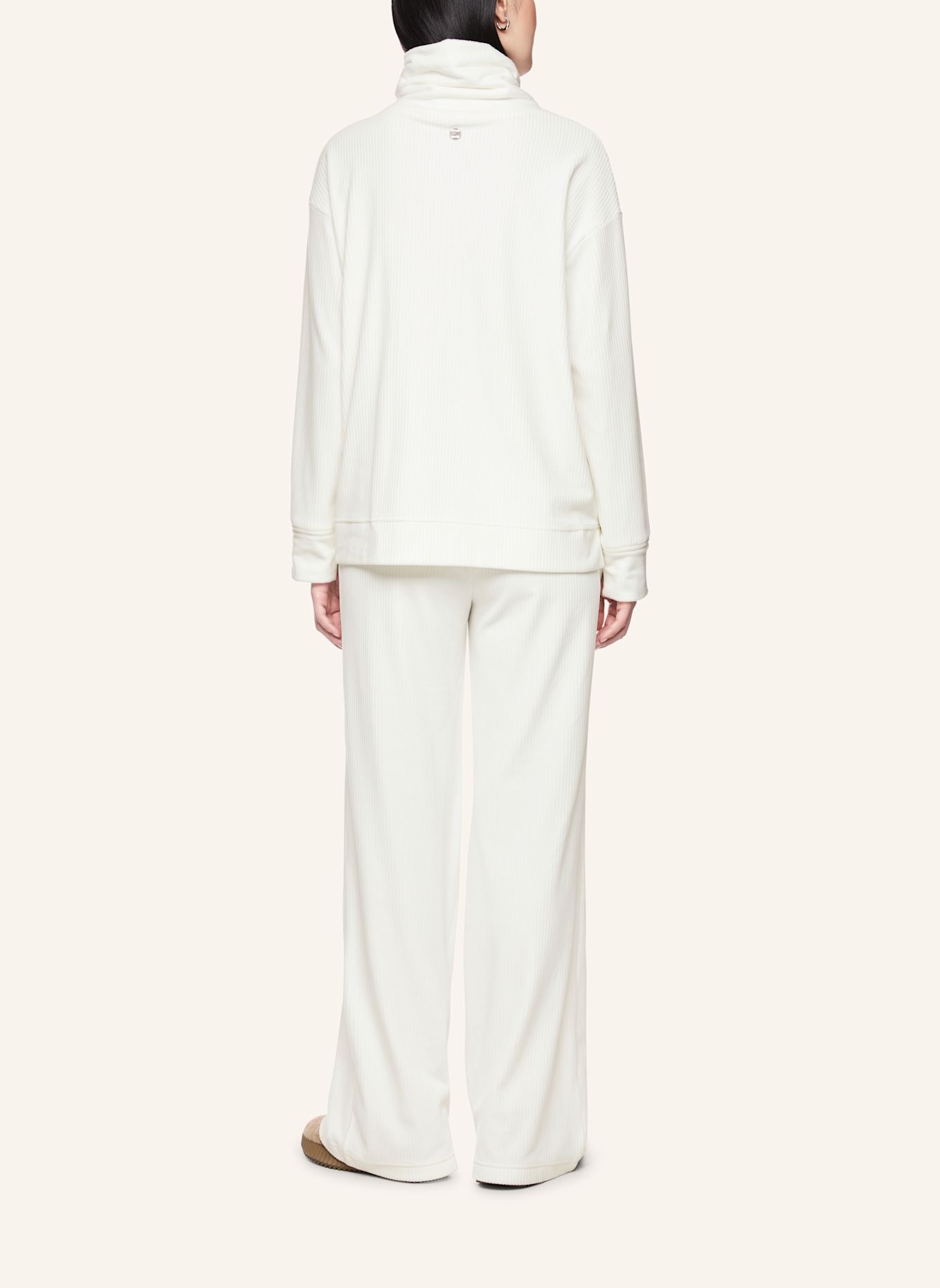 MARC CAIN Sweat-Shirt: WEISS / CREME
