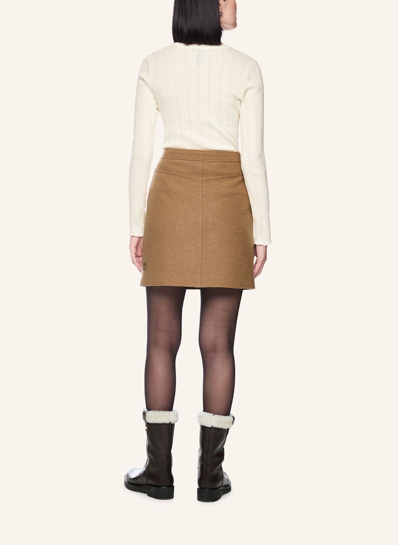 MARC CAIN T-Shirt: WEISS / CREME