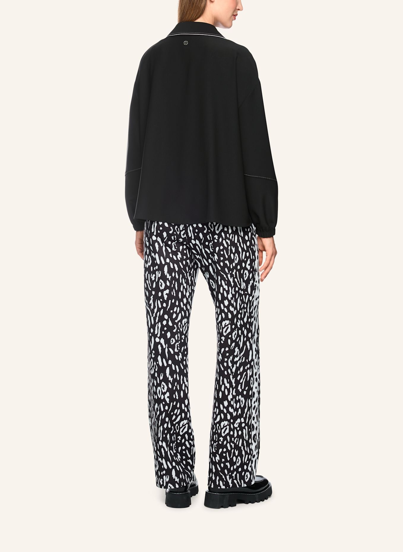 MARC CAIN Bluse: SCHWARZ