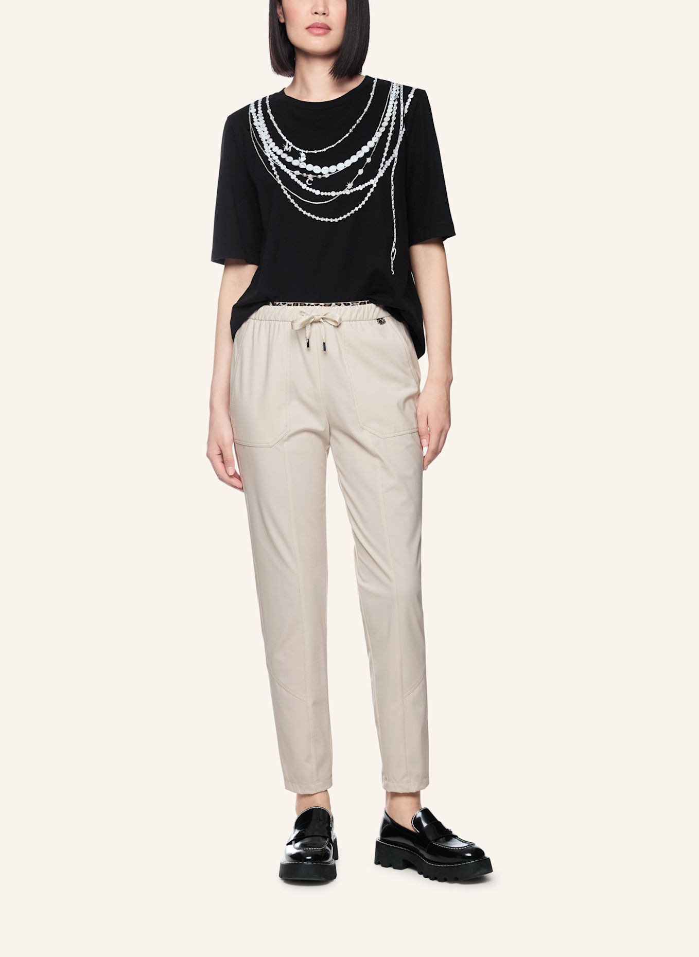MARC CAIN Hose RHODOS: CREME