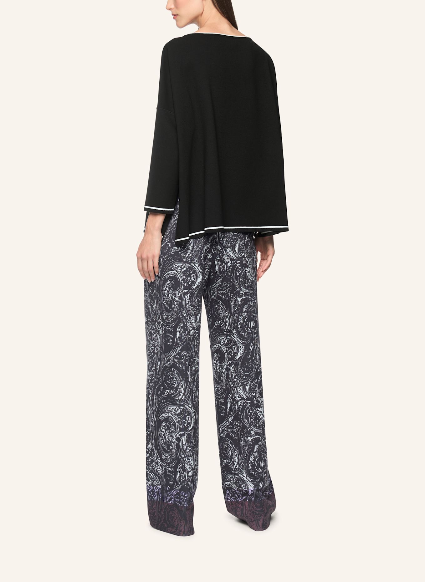 MARC CAIN Pullover: SCHWARZ