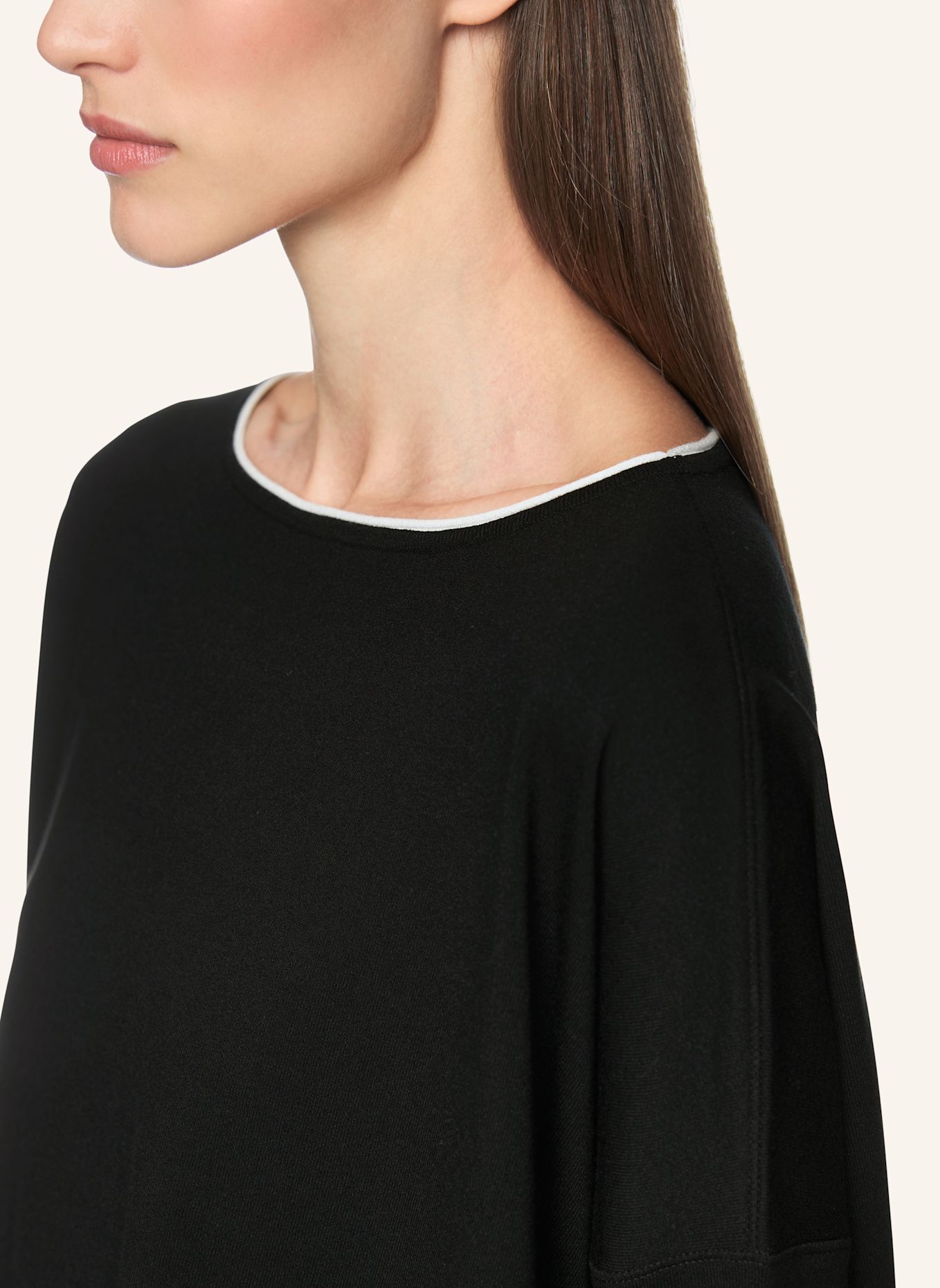 MARC CAIN Pullover: SCHWARZ