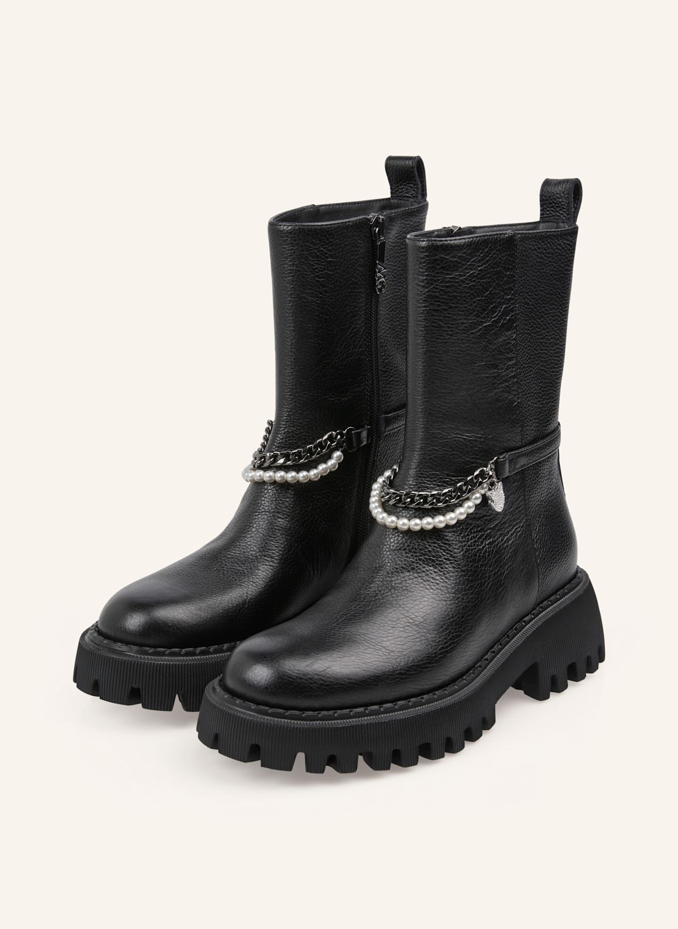 MARC CAIN Stiefelette: SCHWARZ