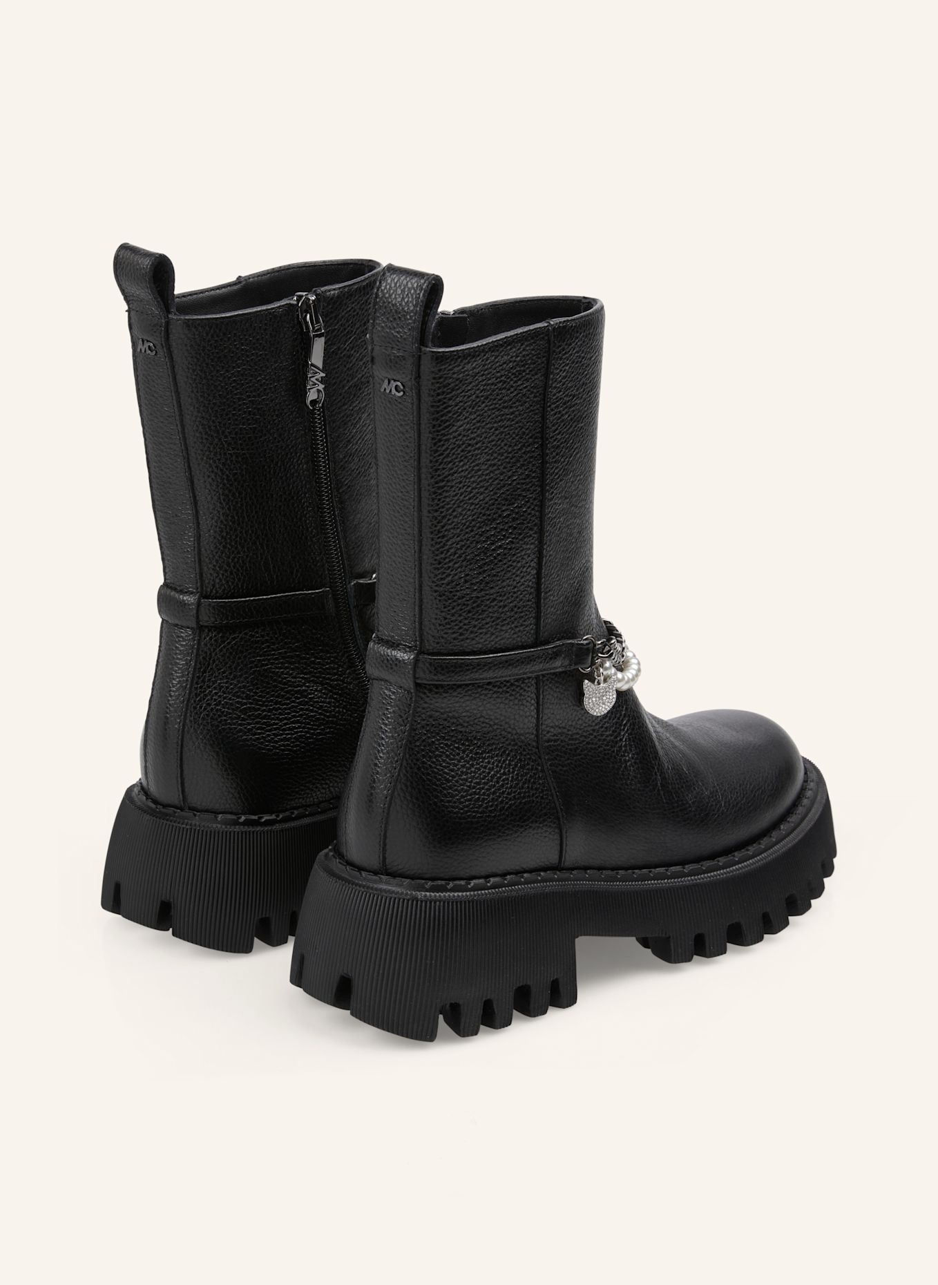 MARC CAIN Stiefelette: SCHWARZ