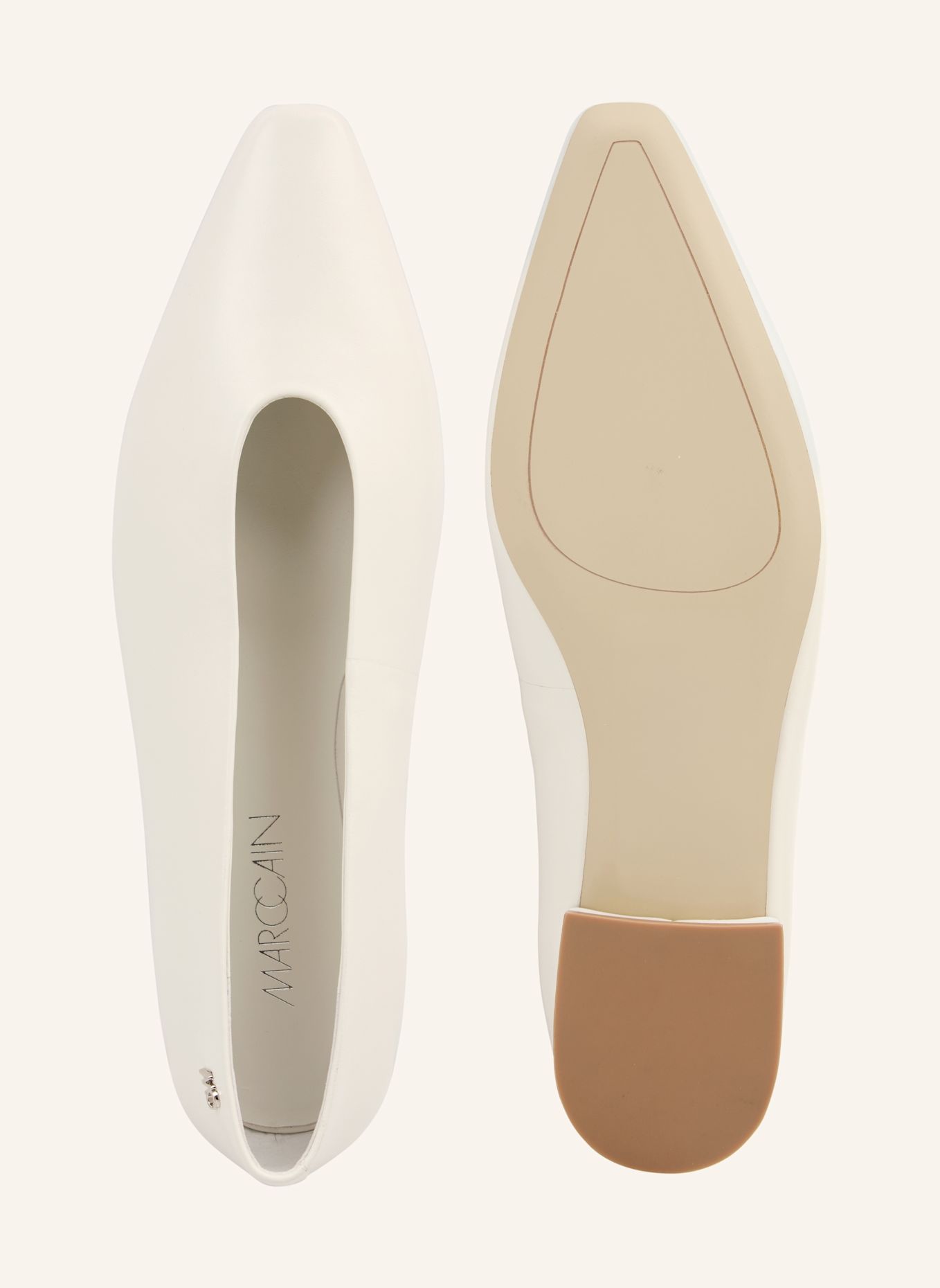 MARC CAIN Ballerina: BEIGE