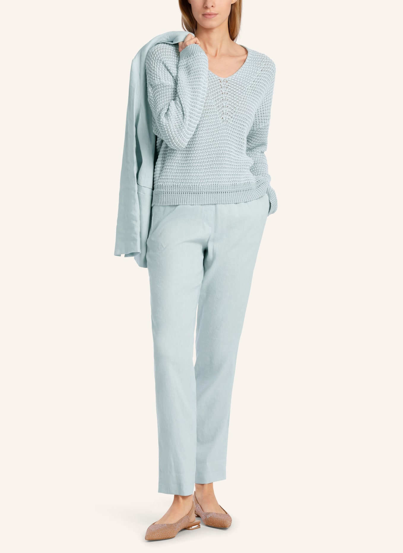 MARC CAIN Pullover, Farbe: HELLGRAU (Bild 4)