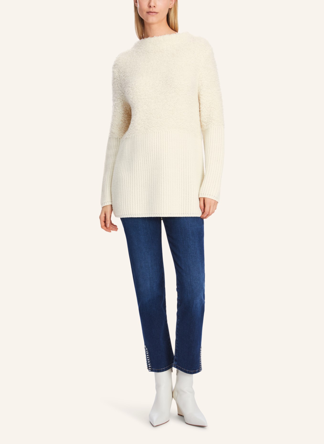 MARC CAIN Pullover, Farbe: BEIGE (Bild 4)