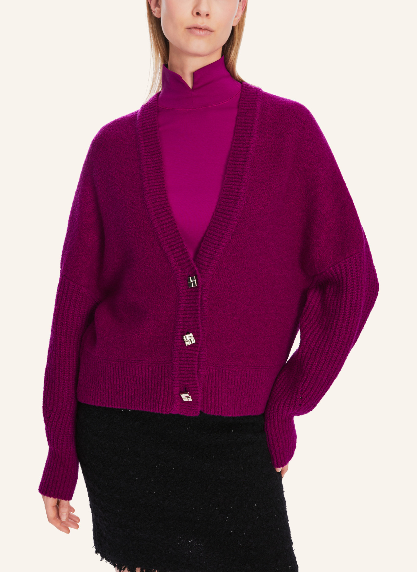 MARC CAIN Cardigan, Farbe: LILA (Bild 3)