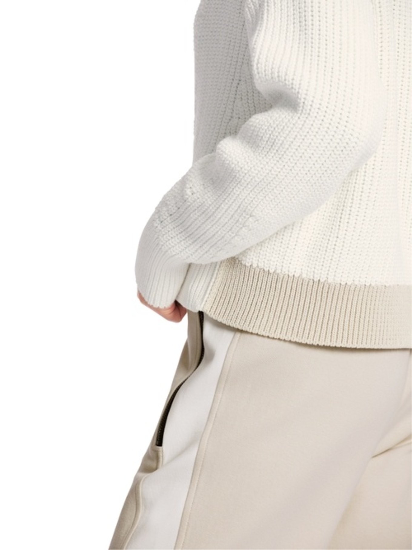 MARC CAIN Pullover, Farbe: WEISS/ CREME (Bild 5)