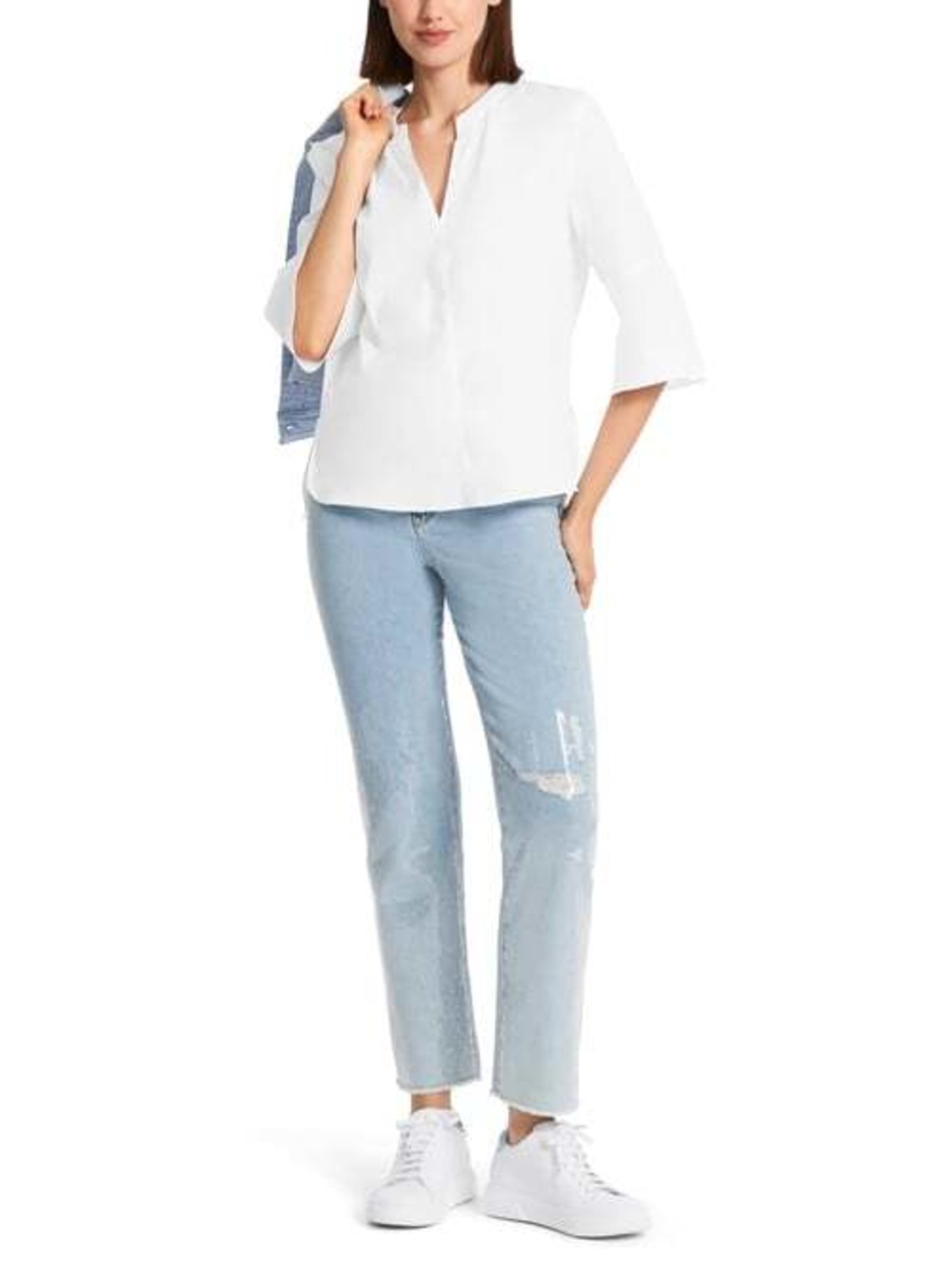 MARC CAIN Bluse, Farbe: WEISS (Bild 8)