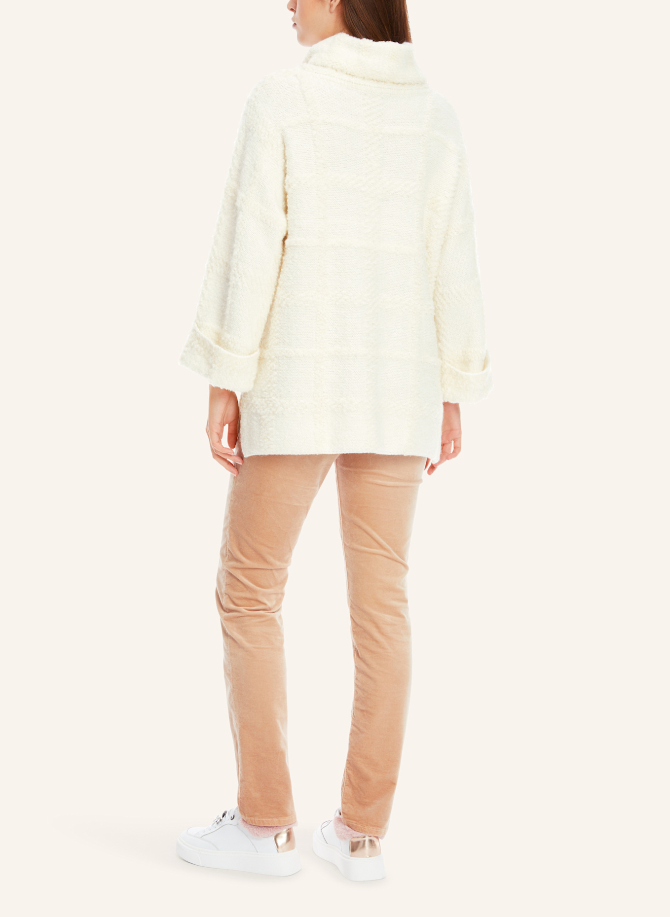 MARC CAIN Pullover, Farbe: WEISS/ CREME (Bild 2)