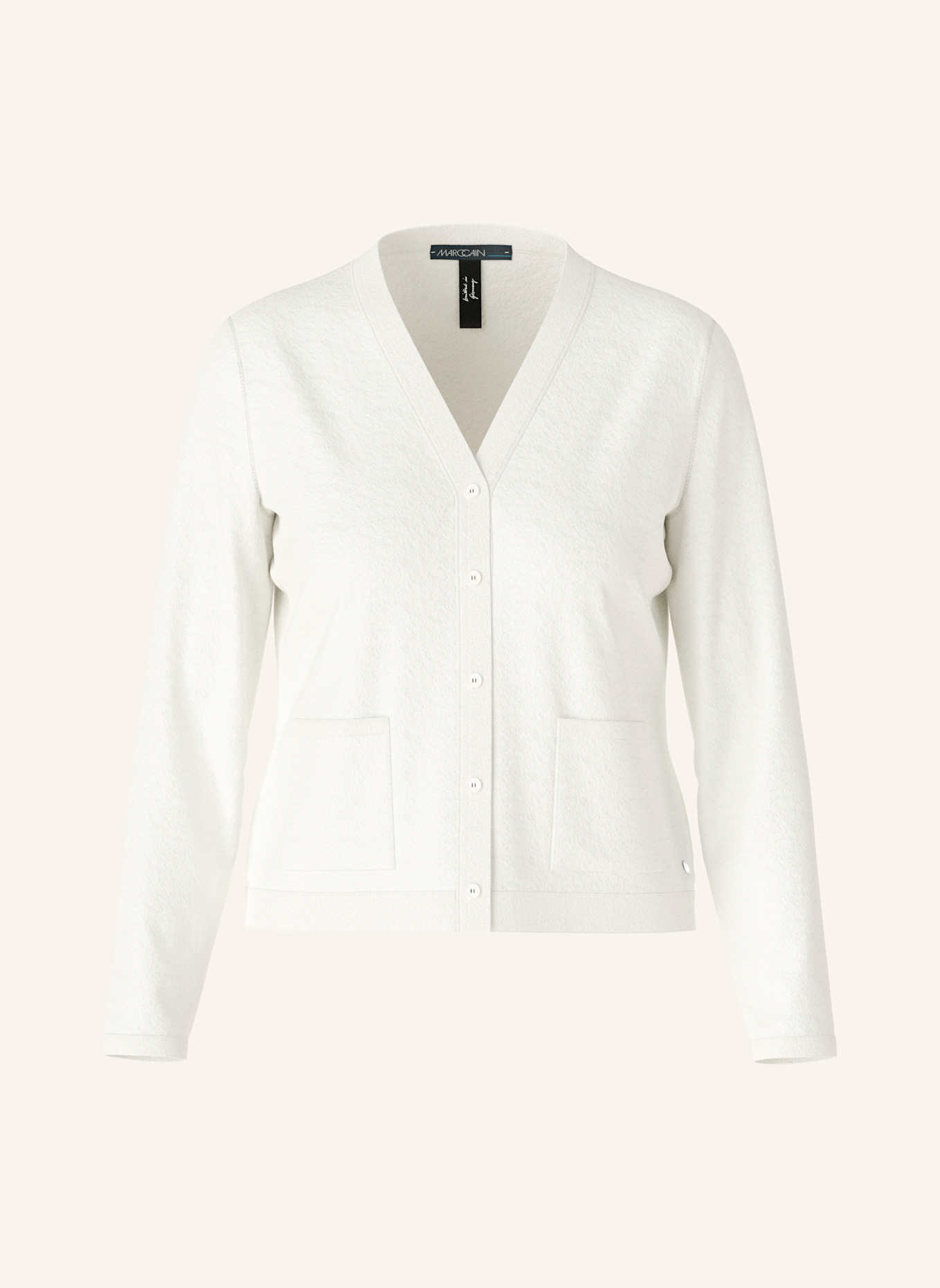 MARC CAIN Cardigan, Farbe: WEISS/ CREME (Bild 1)