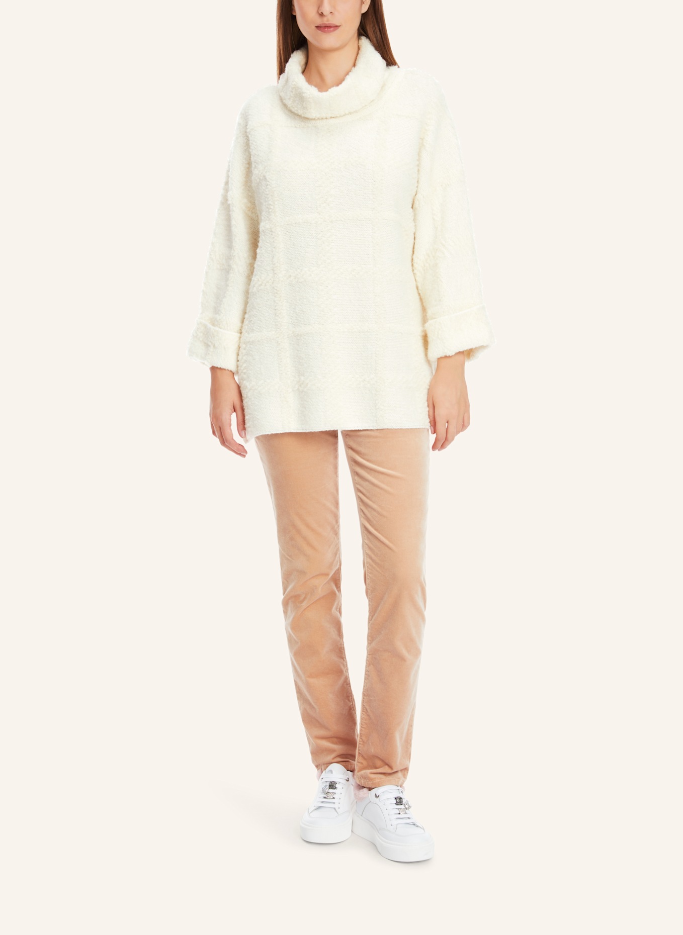 MARC CAIN Pullover, Farbe: WEISS/ CREME (Bild 4)