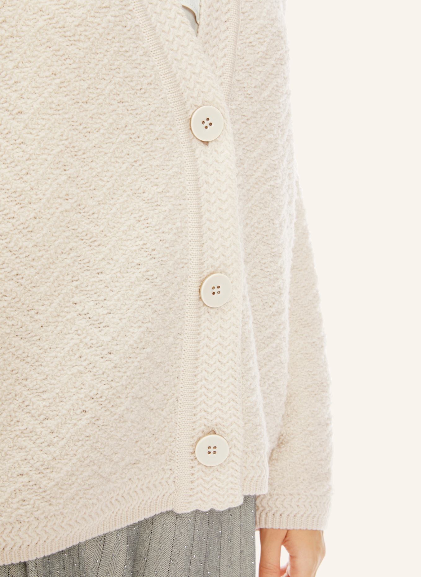 MARC CAIN Cardigan, Farbe: CREME (Bild 3)