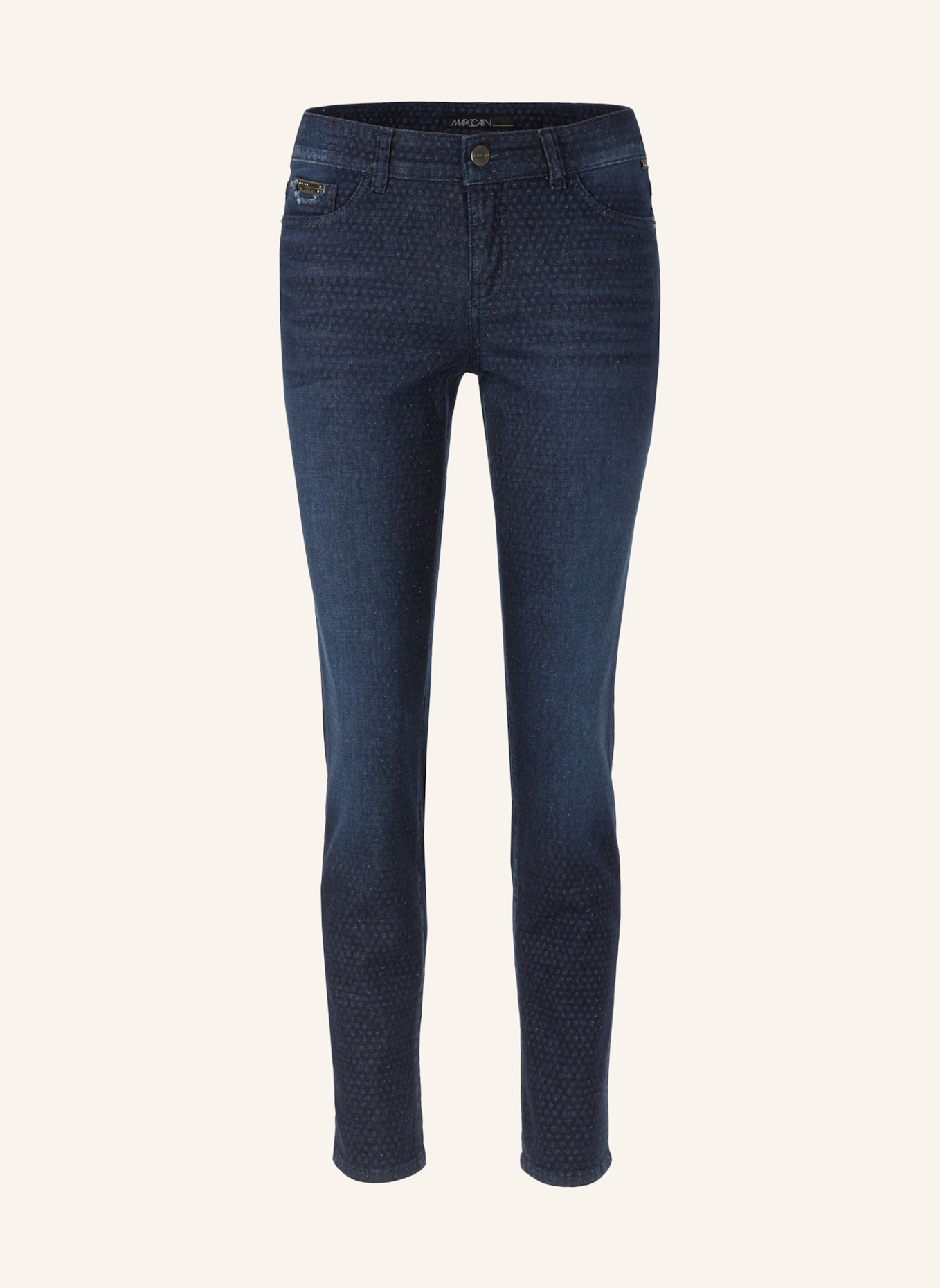 MARC CAIN Jeans SILVI, Farbe: DUNKELBLAU/ BLAU (Bild 1)