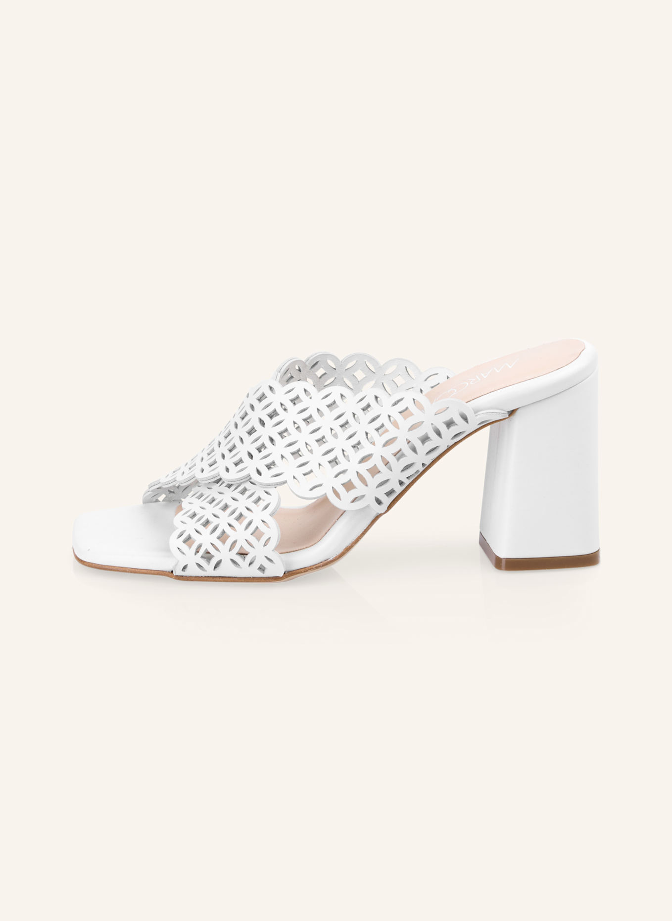 MARC CAIN Sandale: WEISS
