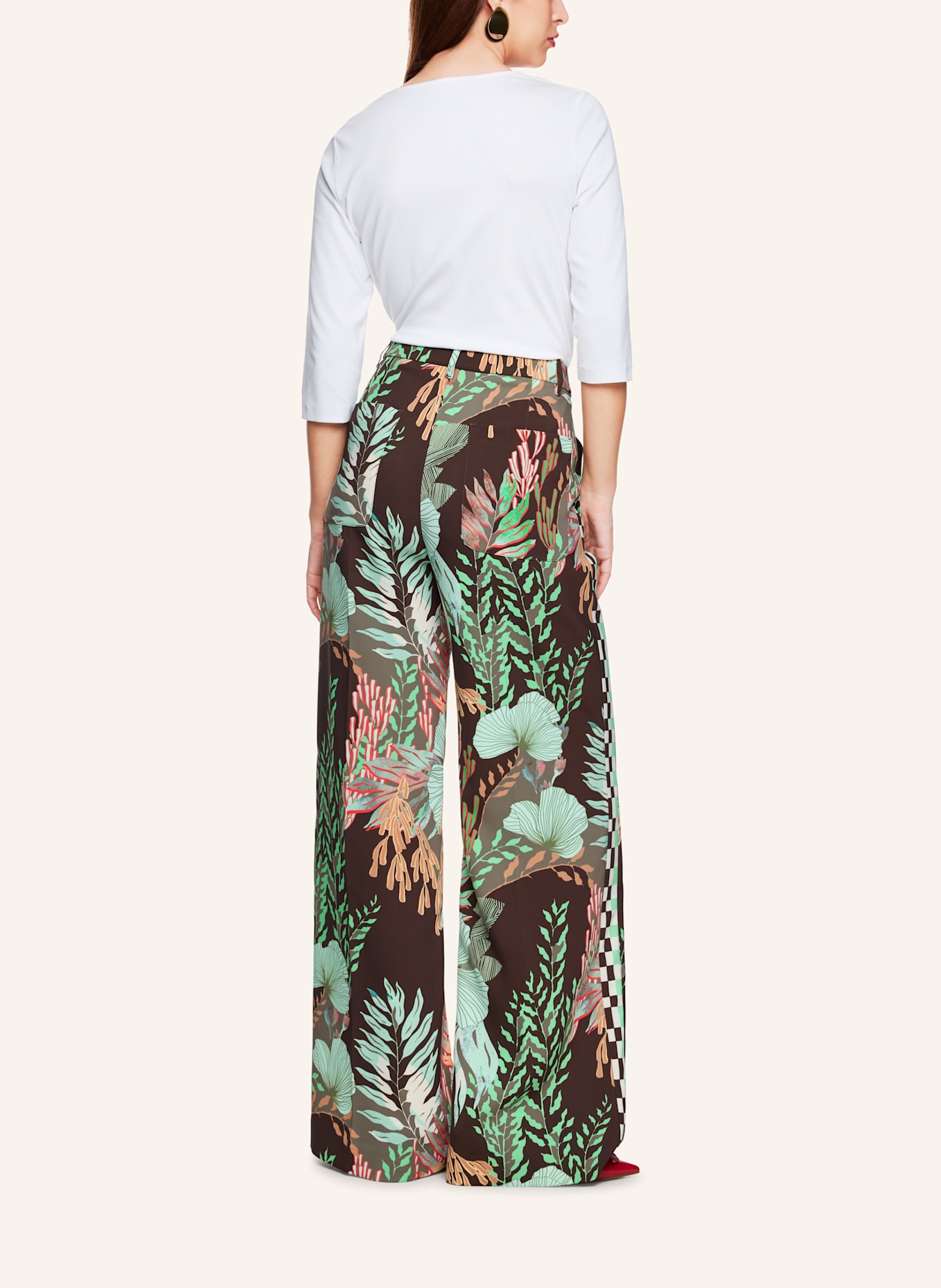 MARC CAIN Hose WAUKEE: DUNKELBRAUN