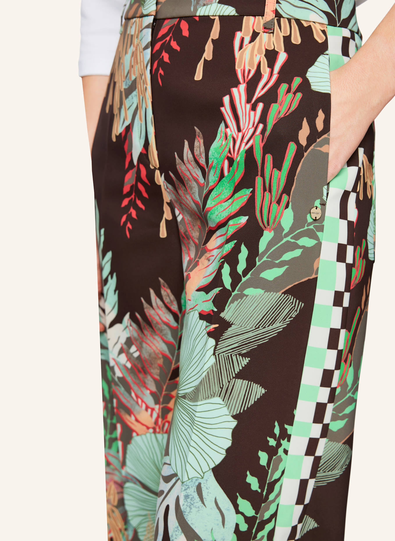 MARC CAIN Hose WAUKEE: DUNKELBRAUN